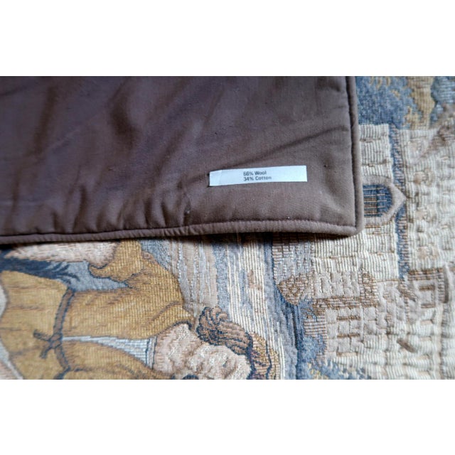 French 1960s, Vintage French Tapestry Wall Hanging by Marc Waymel, 3' X 3.8' For Sale - Image 3 of 18