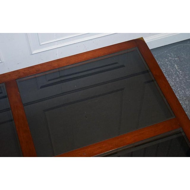 Very Large Coffee Table with Inlaid Glass Panels from Kennedy Harrods For Sale - Image 12 of 18