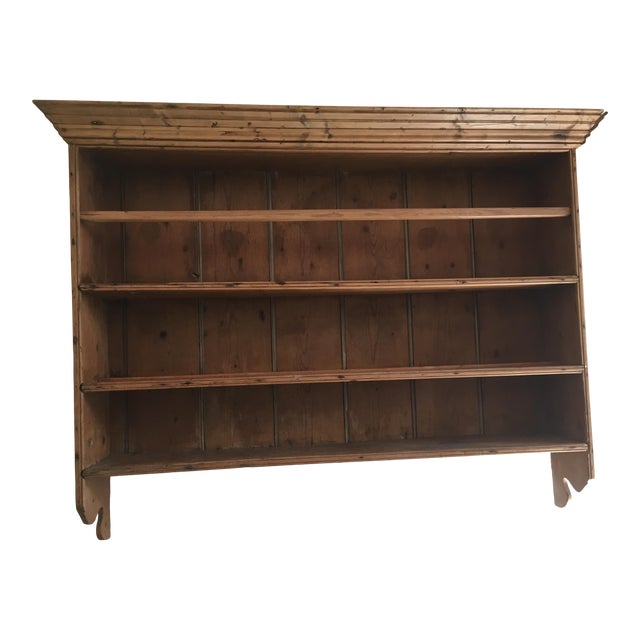 Antique English Pine Wooden Plate Rack Circa 1840 S Chairish