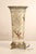 Hand Painted Porcelain Decorative Vase with Gilded Metal Base and Cap For Sale In Philadelphia - Image 6 of 17