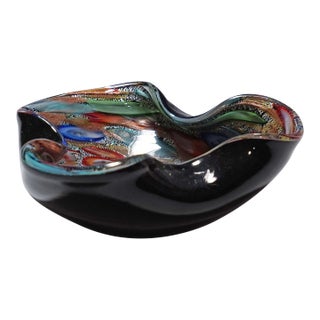 Vintage Murano Glass Bowl 'Rest of the Day' 1950s For Sale