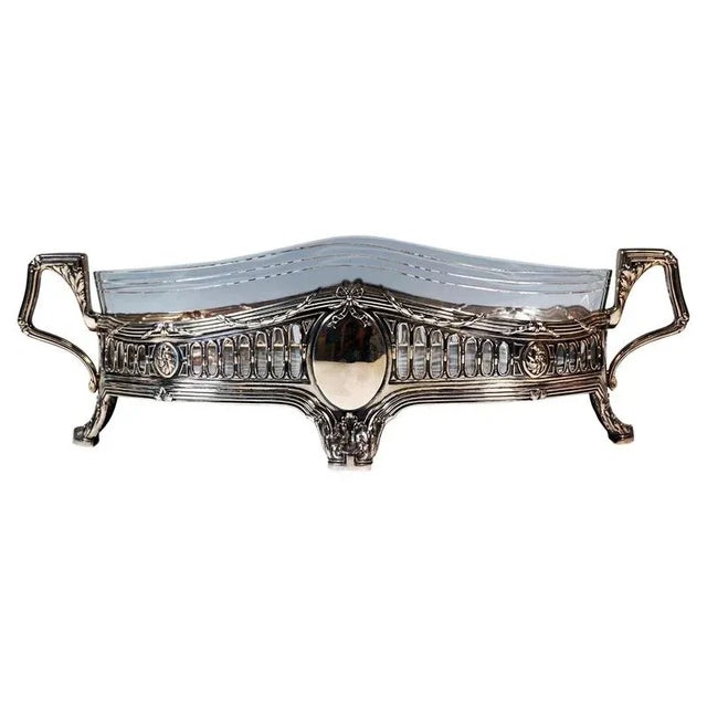 Silver Art Nouveau Silver Jardinière from Koch & Bergfeld, 1890s For Sale - Image 8 of 8