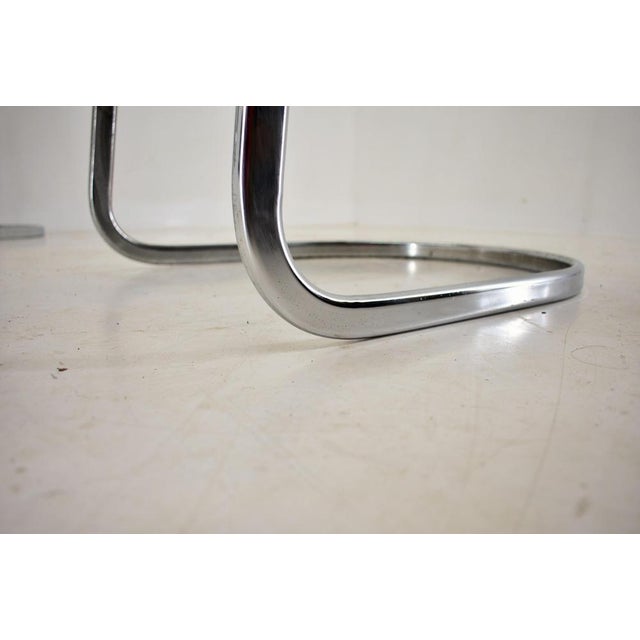 Gastone Rinaldi Chrome Dining Chair by Gastone Rinaldi, Italy, 1970s For Sale - Image 4 of 17
