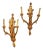 Italian Giltwood and Gesso Sconces - A Pair For Sale