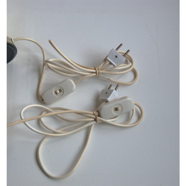 1960s 1960s Shiny Brass Table Lamps - Mid-Century Hollywood Regency - a Pair For Sale - Image 5 of 11