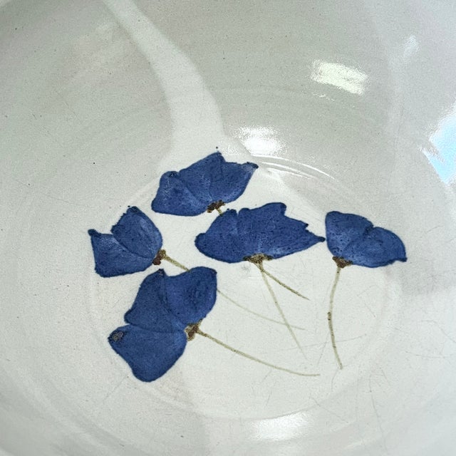 Vintage Studio Pottery Bowls and Platter. Set of 5. Signed For Sale - Image 9 of 13