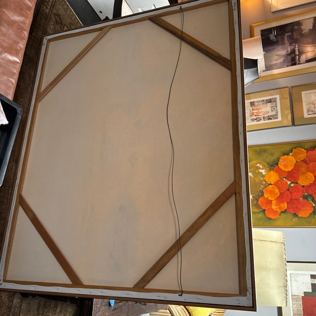 Mid 20th Century Lee Reynolds Sunset Geese Painting, Framed For Sale - Image 9 of 9