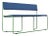 Bench Trampoline in Blue by Pepe Albargues For Sale