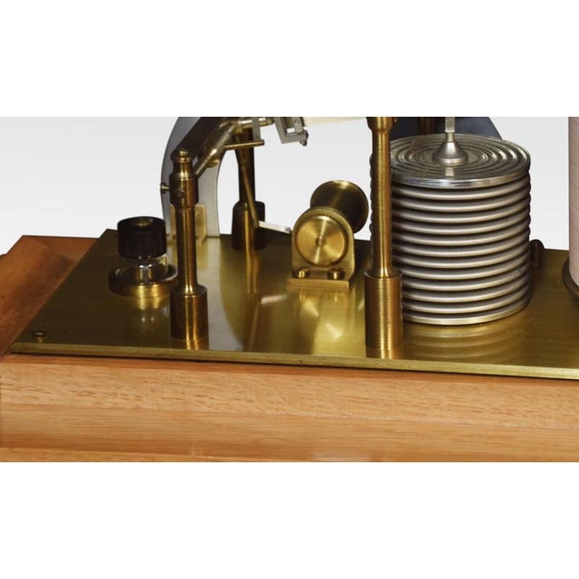 Barograph and Barometer by Negretti & Zambra, 1890s For Sale - Image 6 of 7