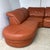 Animal Skin Italian Gyform Leather Sectional Sofa For Sale - Image 7 of 13