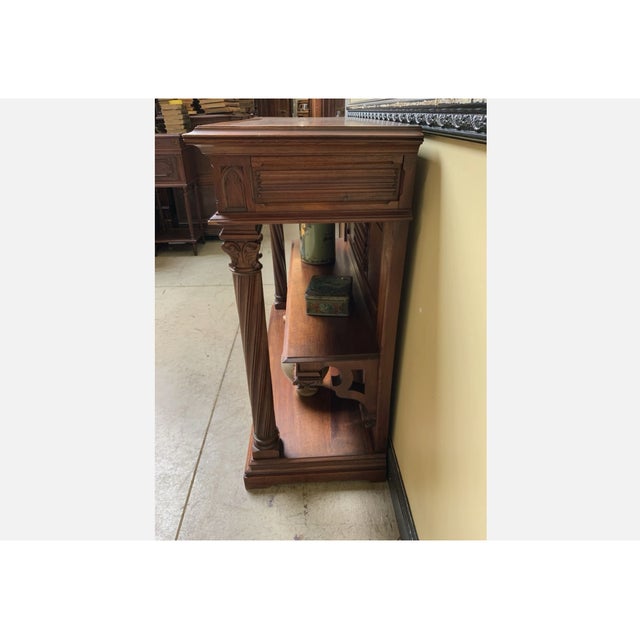 Antique Neo-Gothic Credenza, 1880 For Sale - Image 6 of 12