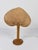 Italian Bamboo, Cane and Rattan Table Lamp with Fan-Shaped Shade in the style of Ingo Maurer, 1960s For Sale - Image 16 of 18