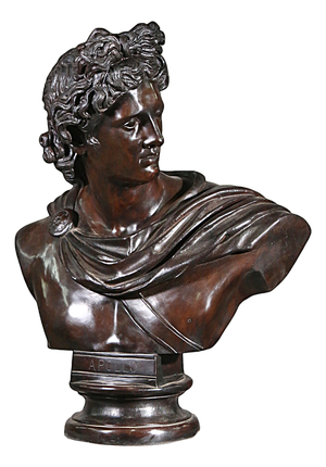 Bust of Apollo, 21st Century, Bronze