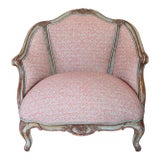 19th Century Italian Painted Bergère For Sale