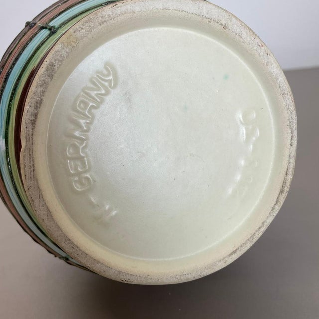 Fat Lava Pottery Vase by Bay Ceramics, Germany, 1970s For Sale - Image 18 of 18