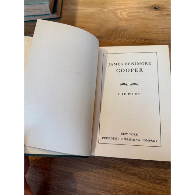 Set of 8 Antique Vintage Decor Designer Collection Hardcover Books Red Green Decor For Sale - Image 11 of 14