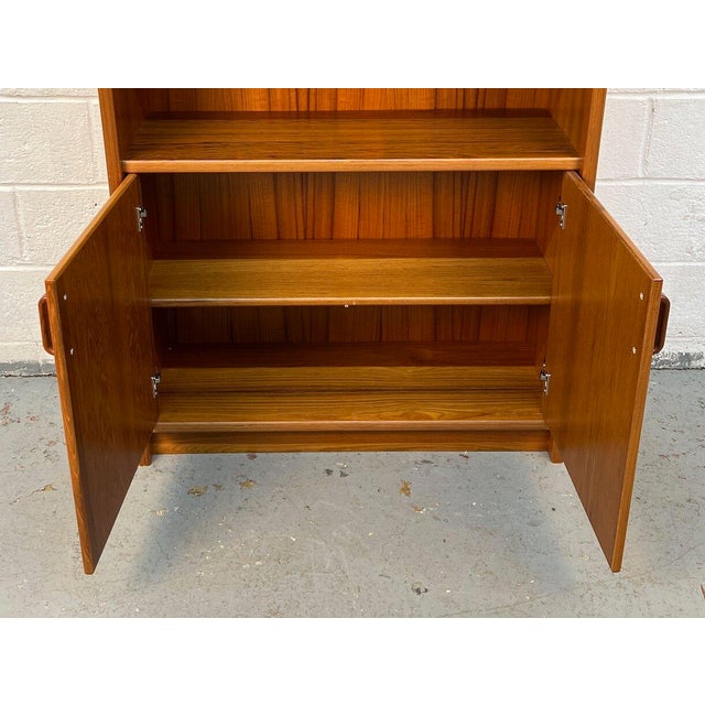 Mid-Century Danish Modern Teak Bookcase For Sale - Image 9 of 10