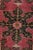 Brick Red 1960s Vintage Hand Knotted Red Turkish Area Rug 4'8'' X 7'1'' For Sale - Image 8 of 13