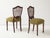 Wood 1950's Shell Back Italian Mohogany Dining Chairs Set of 6 For Sale - Image 7 of 13