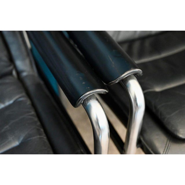 Leather Armchairs by Jorgen Kastholm for Kusch & Co, 1970s, Set of 4 For Sale - Image 9 of 18