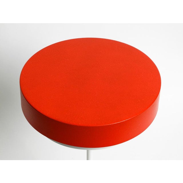 Red Mid-Century German Metal Floor Lamp For Sale - Image 8 of 18