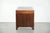 Wooden English Desk with Brass Elements and Green Leather Top For Sale - Image 4 of 14