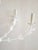 Florian Troy Lighting White Gesso Leaf Motif Chandelier For Sale In New York - Image 6 of 12
