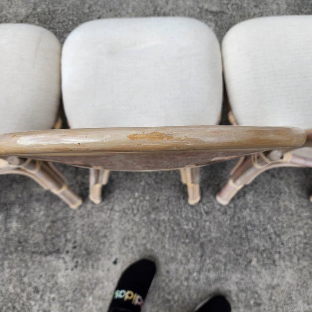 Maitland Smith Style Bamboo & Tessellated Dining Chairs Set of 6 For Sale - Image 13 of 15