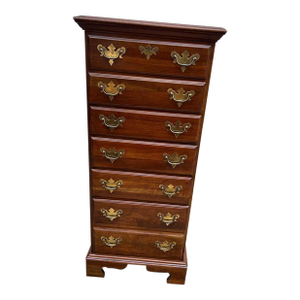 Jamestown Sterling Furniture Chippendale Style Solid Cherry Lingerie Chest.