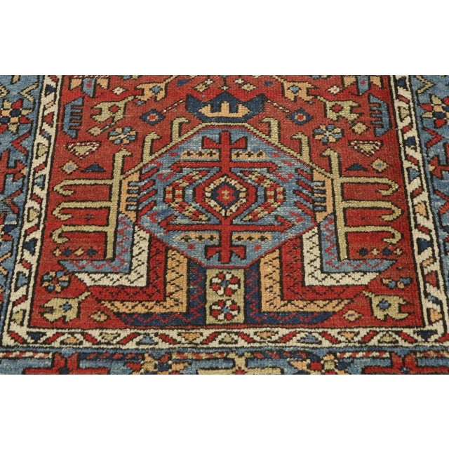 Antique Persian Karaja Heriz Rug, 02'10 X 03'10 For Sale - Image 4 of 9