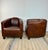 Havana Club Chairs in Patinated Leather, 2000s, Set of 2 For Sale - Image 4 of 11