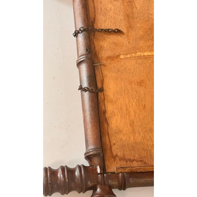 Carved Wooden Mirror, France, 1940s For Sale - Image 11 of 15