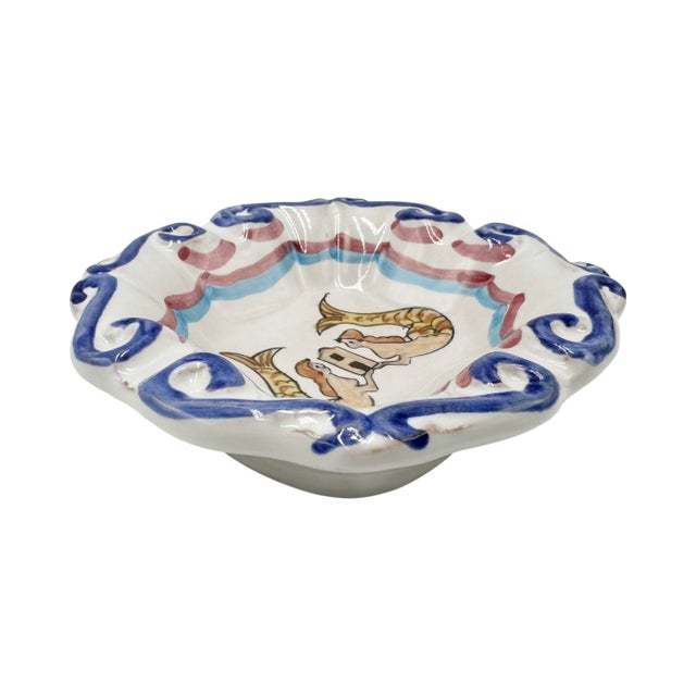 Vintage 5-Star Le Sirenuse Hotel Ceramic Ashtray Positano Italy For Sale In Washington DC - Image 6 of 12