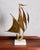 Brass and Marble Sailboat Sculpture For Sale In Dallas - Image 6 of 10