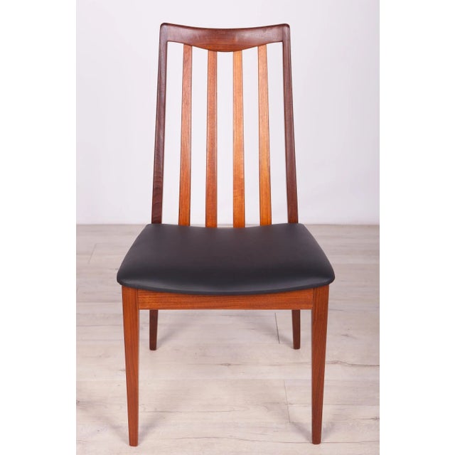 Wood Teak and Leather Dining Chairs by Leslie Dandy for G-Plan, 1960s, Set of 6 For Sale - Image 7 of 18