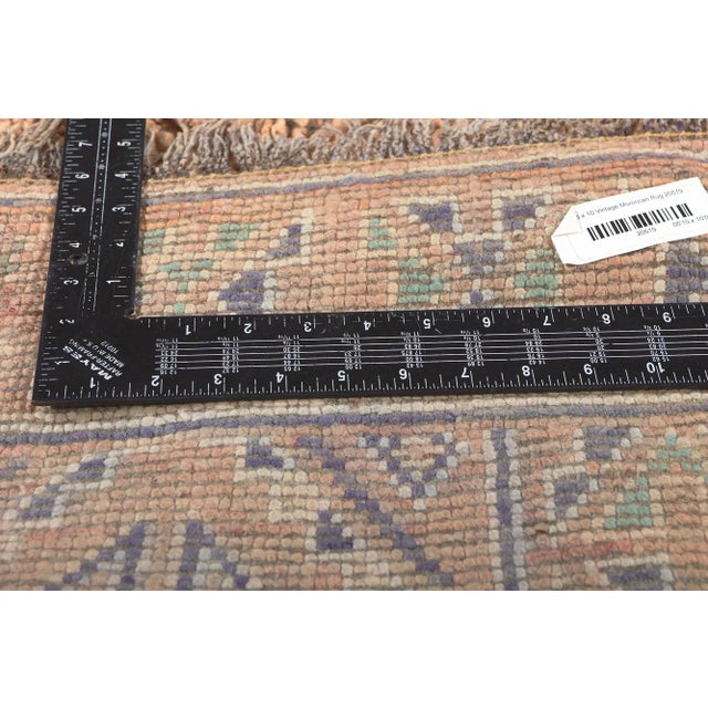 Vintage Purple Beni MGuild Moroccan Rug - 05'10 X10'02 For Sale In Dallas - Image 6 of 9