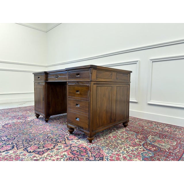 English Desk with Black Inlay For Sale - Image 4 of 17