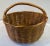 Vintage Round Handled Basket For Sale - Image 4 of 7