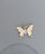 Figurative 1990s Abalone Framed in Silver Tone Butterfly Pendant For Sale - Image 3 of 3