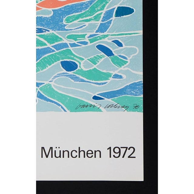 Paper size: 1020mm x 640mm | this work is unframed. the original, vintage 1970s poster for the olympische spiele munchen...