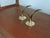 Mid-Century Modern Pair of Scandinavian Modern Brass Lily Liljan Konst Candle Holders For Sale - Image 3 of 9