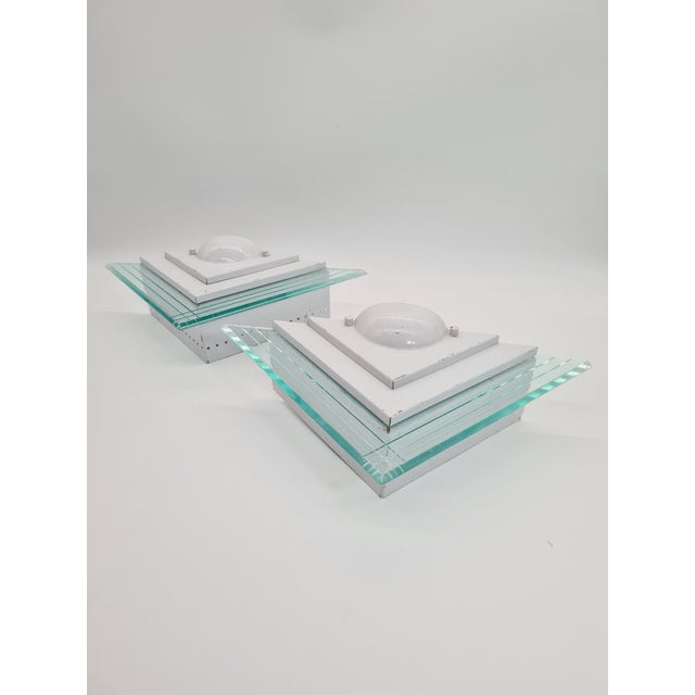 Geometric Model 1302s Lighting House Wall Lamps, 1990s, Set of 2 For Sale - Image 4 of 14