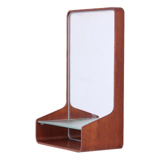 Teak Euroika Console Mirror by Friso Kramer for Auping, 1960s For Sale