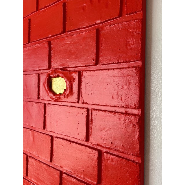 “WALL” Abstract Sculpture Painting by Maria Savino For Sale - Image 9 of 12