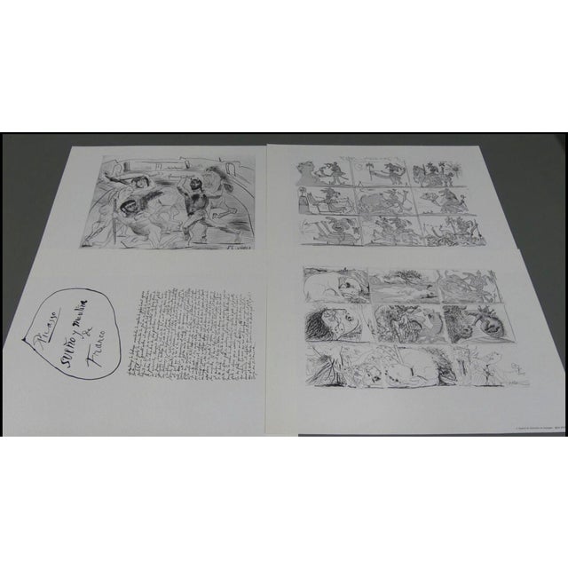 Illustration Guerre Et Révolution en Espagne 1936-1939 Portfolio After Pablo Picasso 1975 For Sale - Image 3 of 18