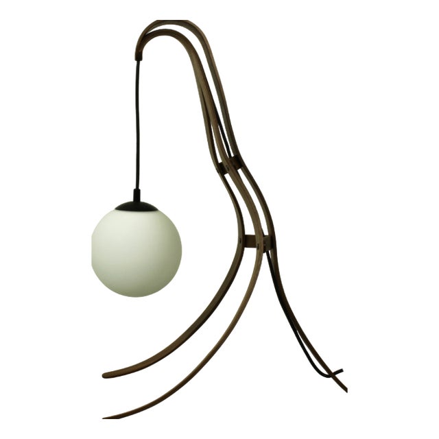 Sculptural Table Lamp with Globe, 2010s For Sale