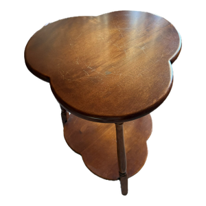 Attributed Heywood-Wakefield Cloverleaf Lamp Table No. 3842g Birch