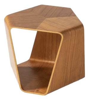 Japanese Stool in Plywood and Wood Veneer by Reiki Tanabe for Tendo Mokpo, 1960s