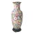 Vase Chinese Porcelain Flowers & Stand For Sale