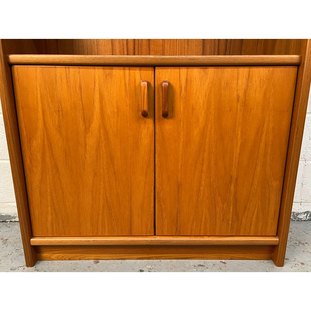 Mid-Century Danish Modern Teak Bookcase For Sale - Image 14 of 15
